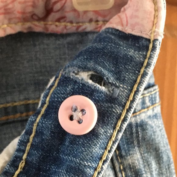 LEVIS REGULAR BLUE DENIM JEANS - Picture 8 of 9